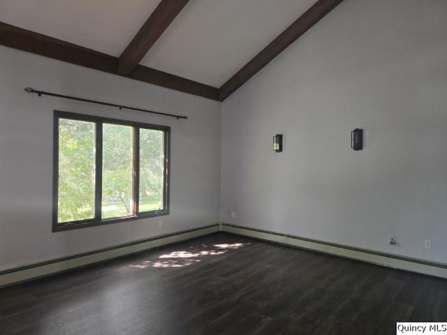 1797 East Co Road 1540 Carthage, IL 62321 - Photo 9 of 36 an empty room with wooden floor and windows