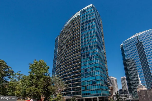 a front view of a building