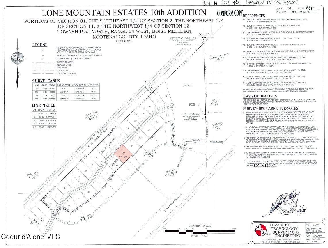 L34-b7 North Eclipse Road Rathdrum, ID 83858 - Photo 4 of 6 Plat Map
