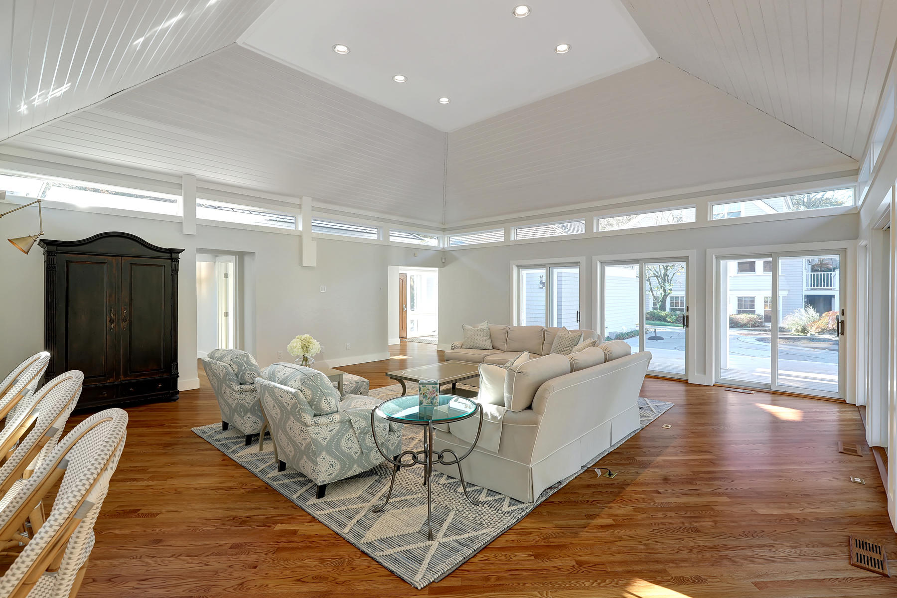 125 Greensward Road Mashpee, MA 02649 - Photo 13 of 60 a living room with furniture and wooden floor