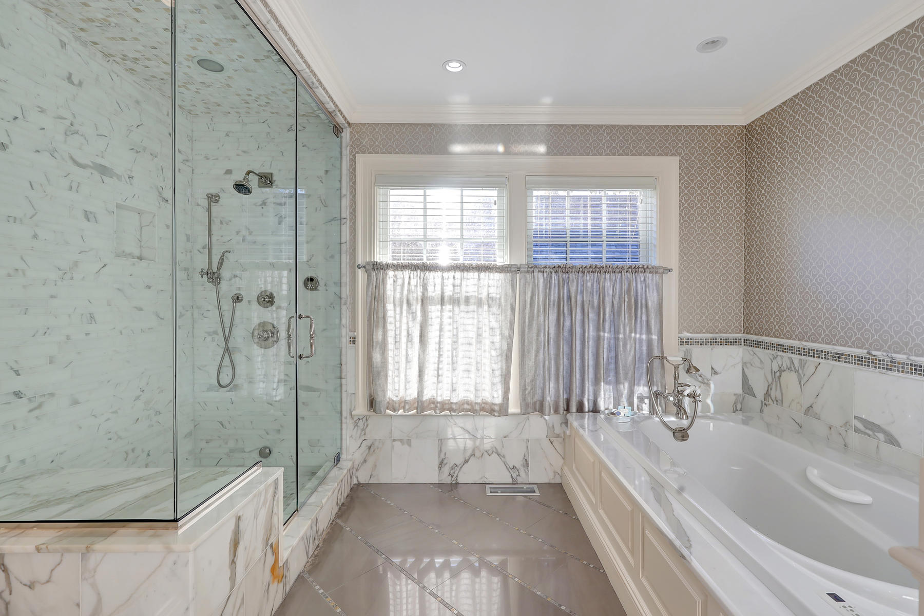 125 Greensward Road Mashpee, MA 02649 - Photo 41 of 60 a bathroom with a bathtub and a shower