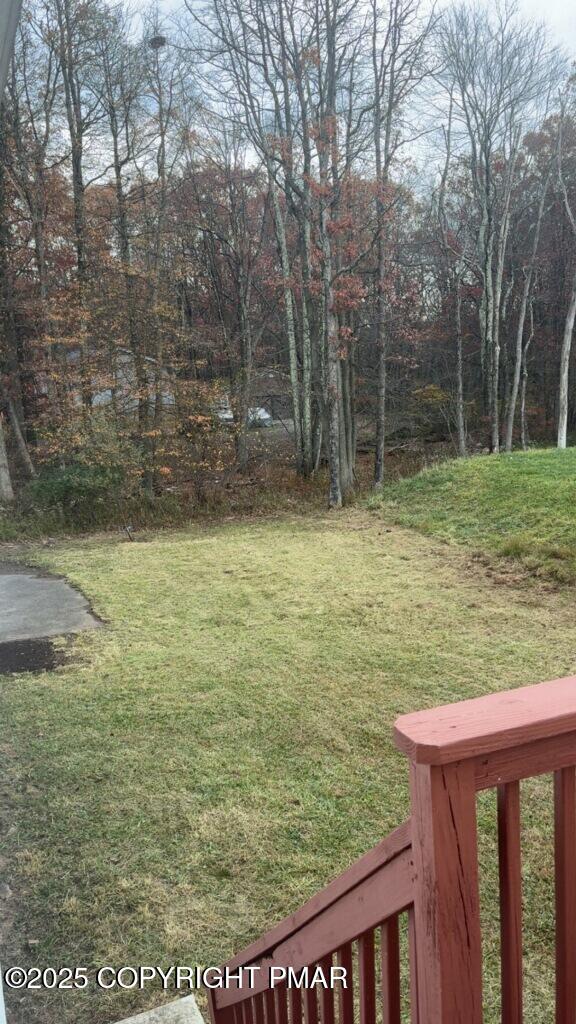 195 Williams Lane Scotrun, PA 18355 - Photo 15 of 17 a view of a wooden floor and a yard