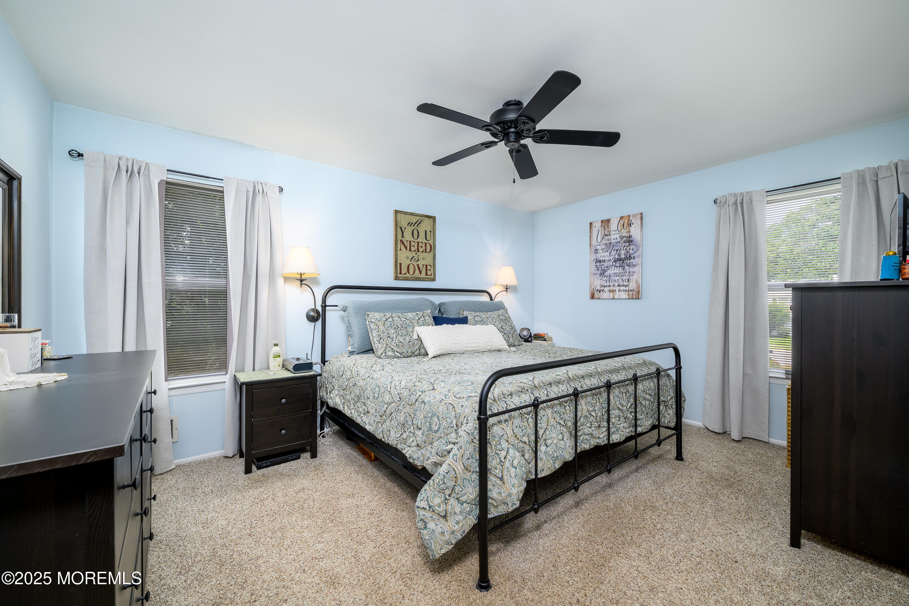 18 Fella Street Howell, NJ 07731 - Photo 13 of 35 a bedroom with a bed and a chandelier