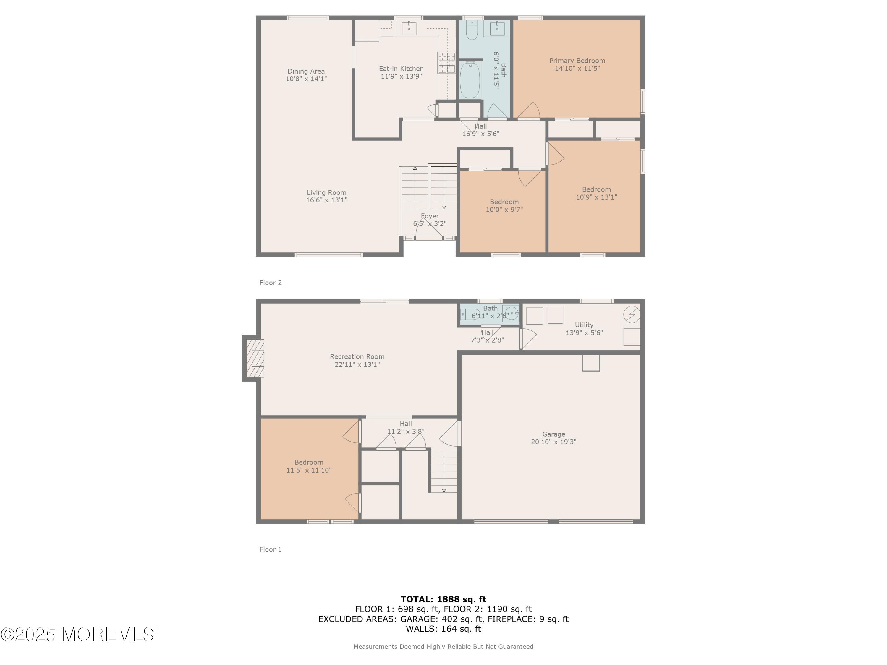 18 Fella Street Howell, NJ 07731 - Photo 33 of 35 a picture of a floor plan