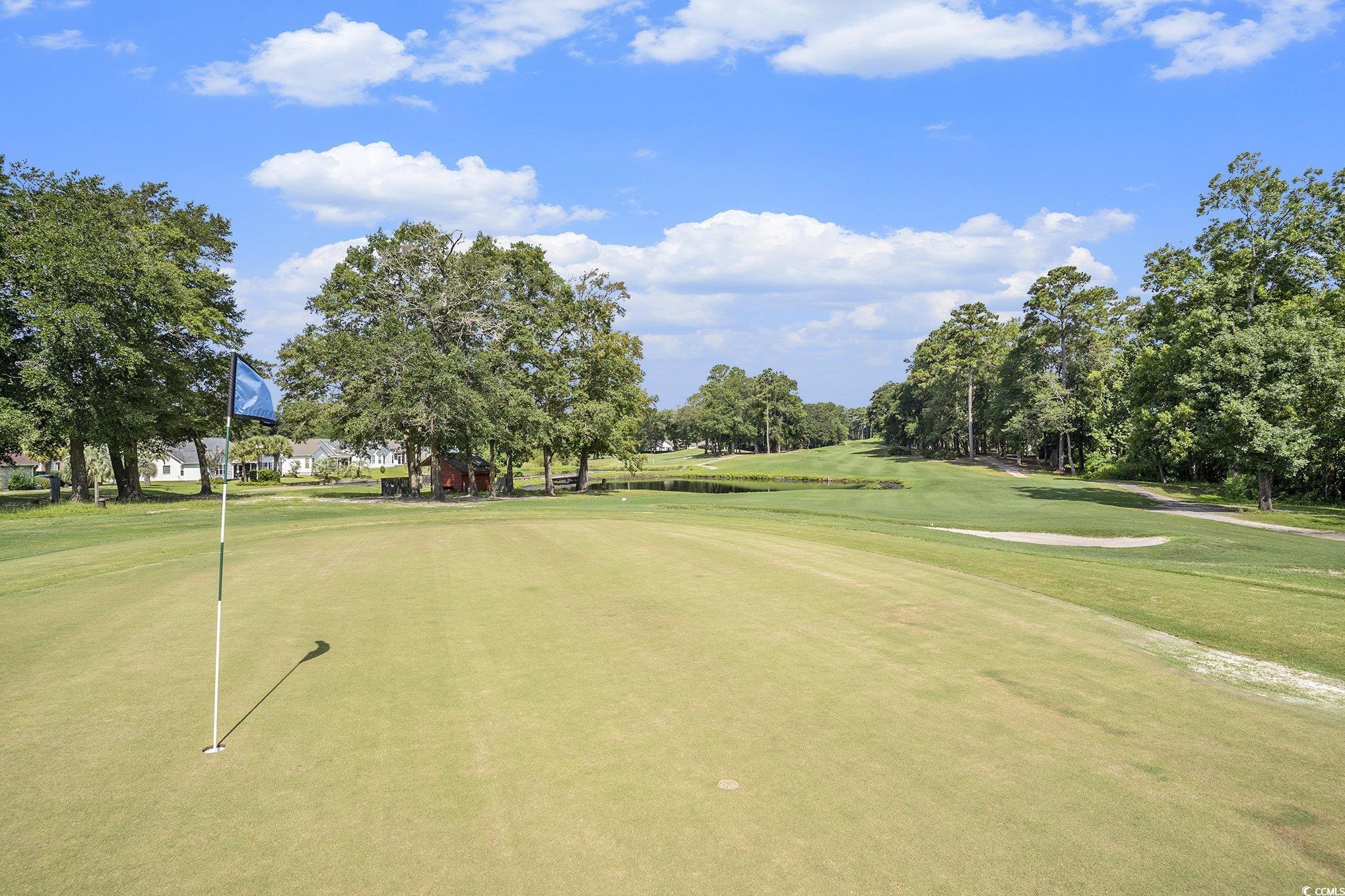 4459 Turtle Lane, Unit 3D Little River, SC 29566 - Photo 27 of 30 View of community featuring golf course view, view of wooded area, and a yard