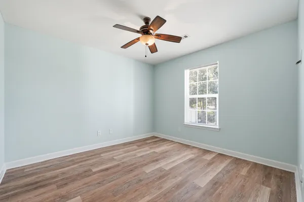 wooden floor in an empty room