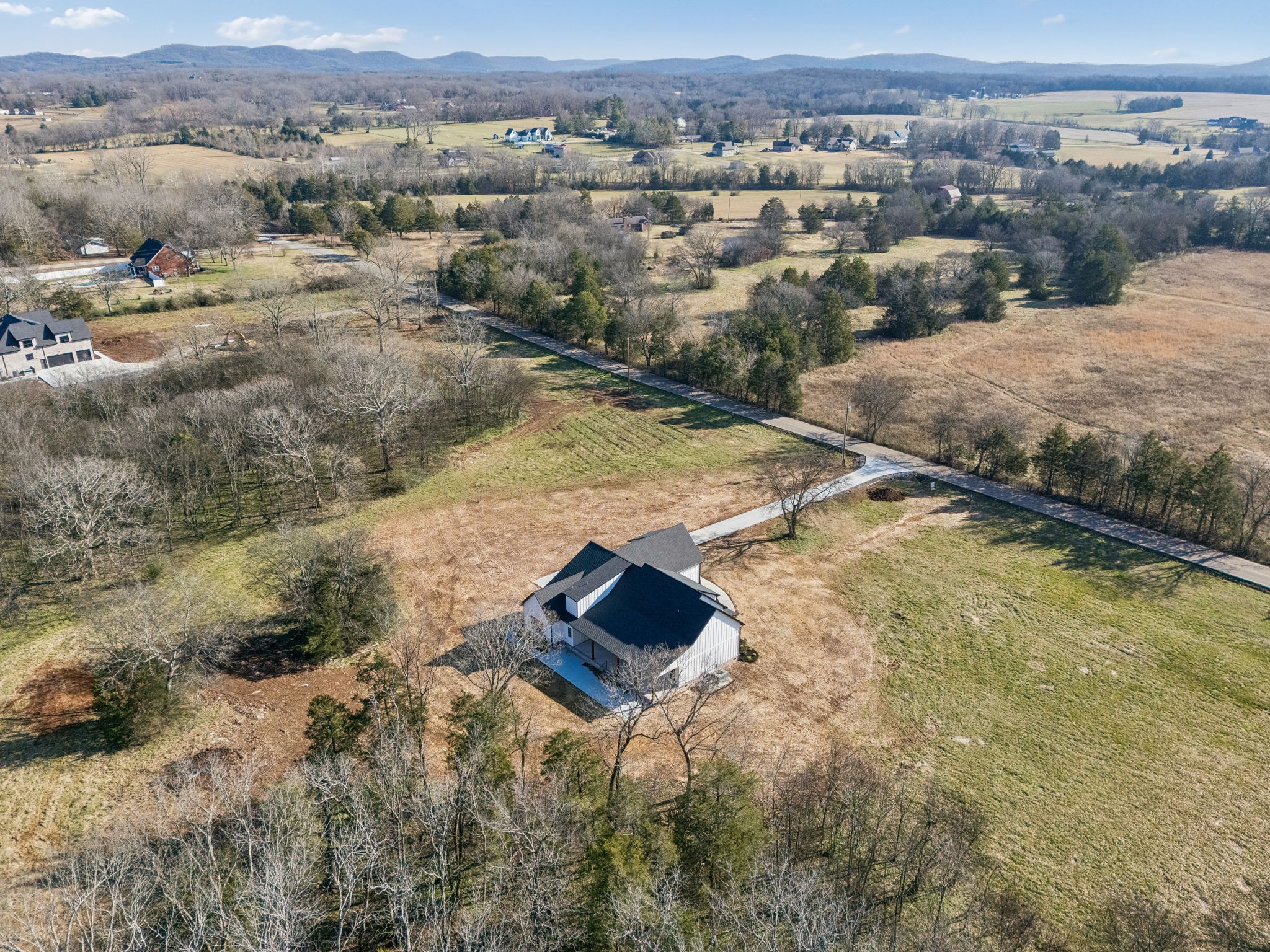 8533 Twelve Corners Road Lascassas, TN 37085 - Photo 69 of 79 an aerial view of residential houses with outdoor space