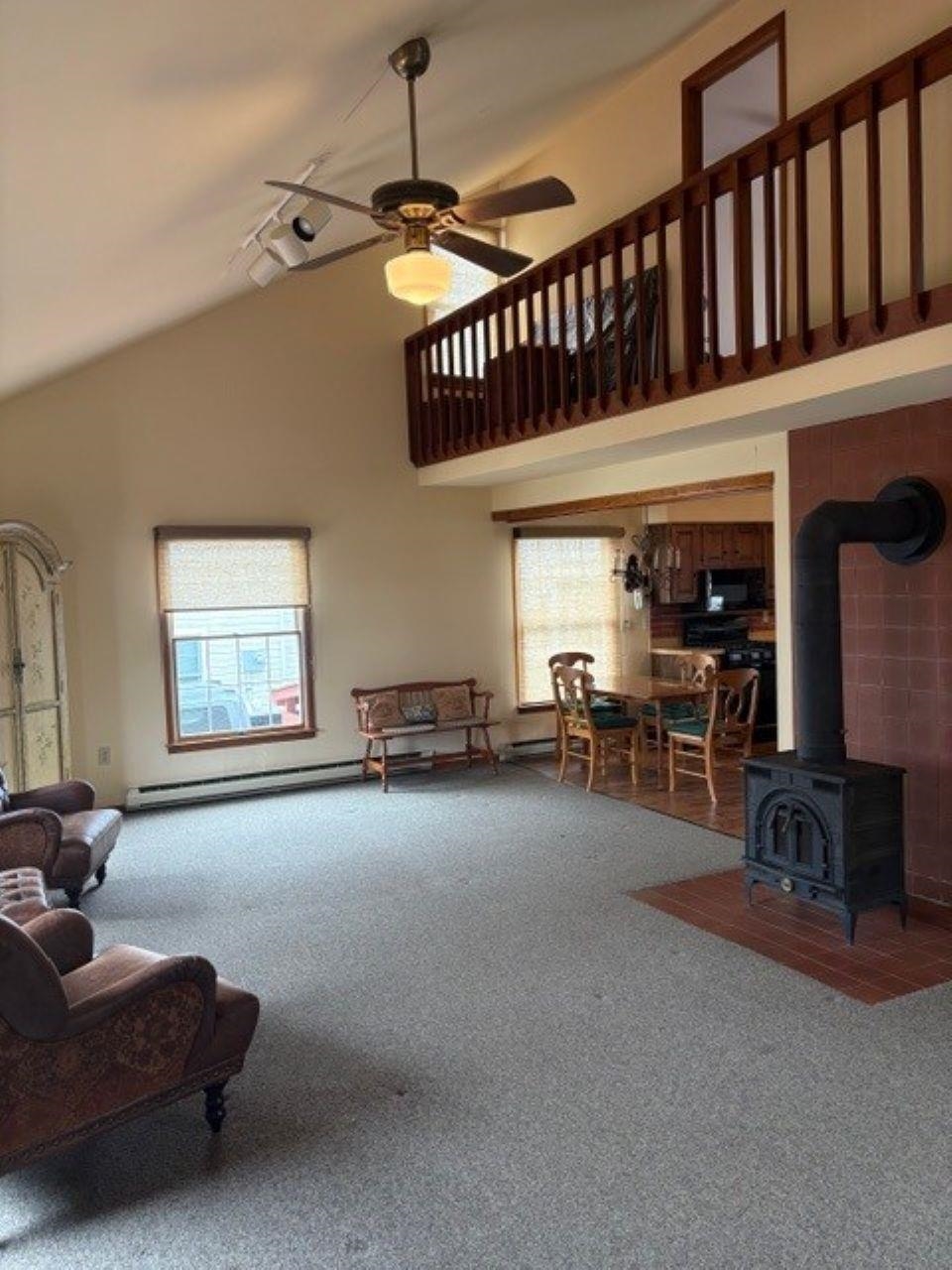 216 2nd Cape May, NJ 08204 - Photo 2 of 16 a view of livingroom with furniture and a fireplace