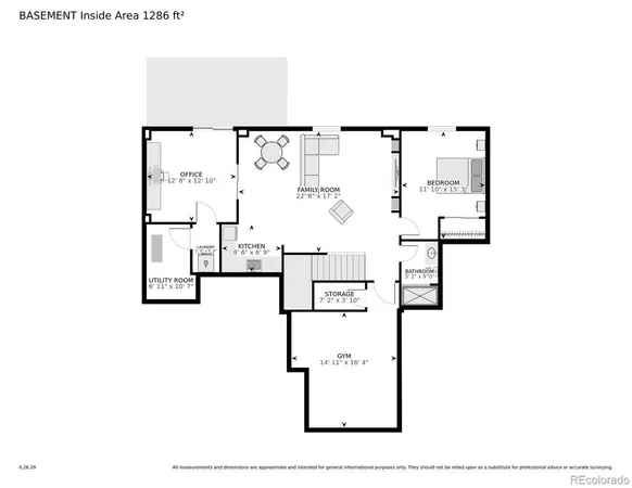 a picture of a floor plan