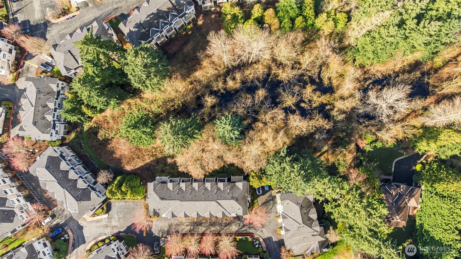 16373 119th Terrace Northeast, Unit 315 Bothell, WA 98011 - Photo 25 of 27 an aerial view of a residential houses with yard