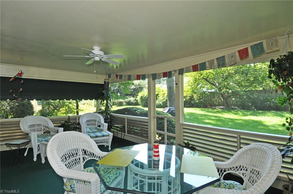 1040 Chester Road Winston-Salem, NC 27104 - Photo 17 of 21 Enjoy the view of the yard from screened porch.