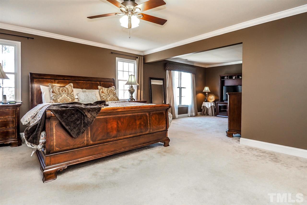 11737 Dellcain Court Raleigh, NC 27617 - Photo 18 of 26 Master bedroom with sitting room
