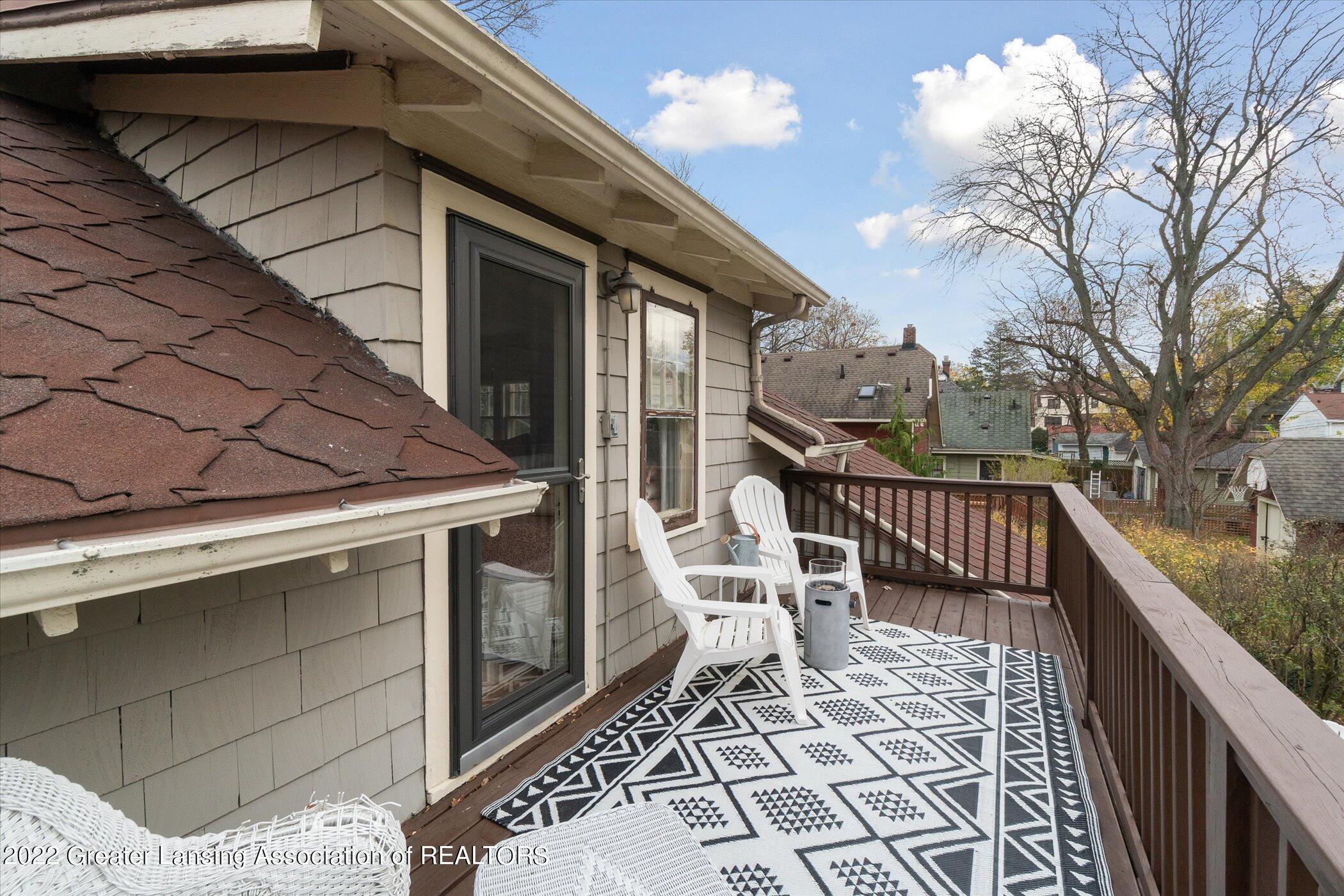 1813 Drexel Road Lansing, MI 48915 - Photo 27 of 39 Balcony off Primary