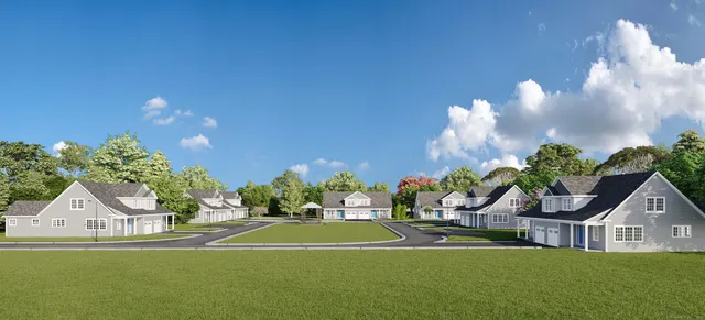 a view of a house with a big yard