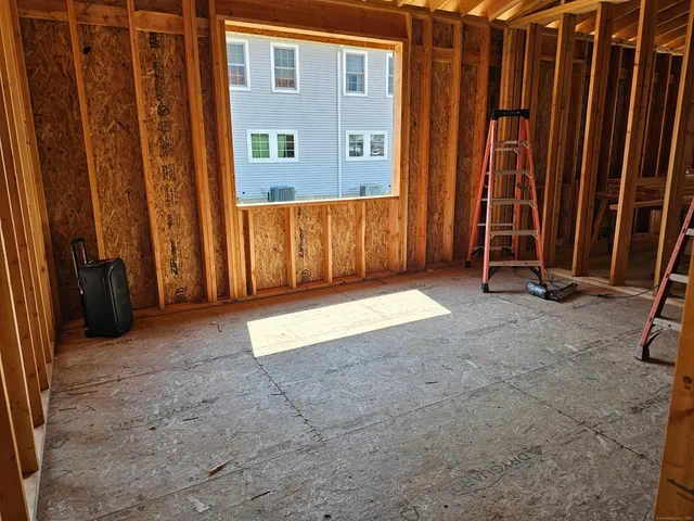 a view of a backyard of the house