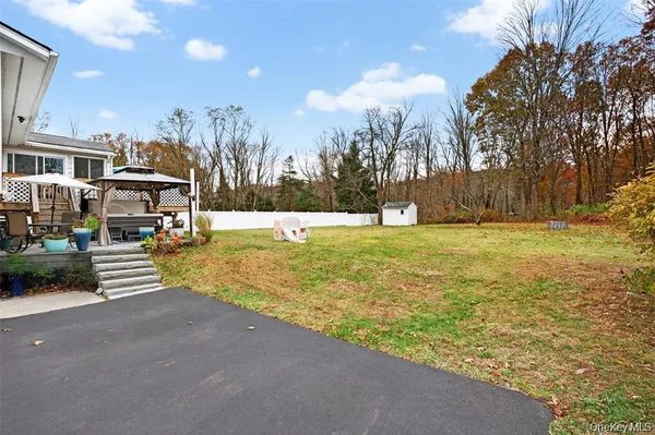 a view of an outdoor space and yard