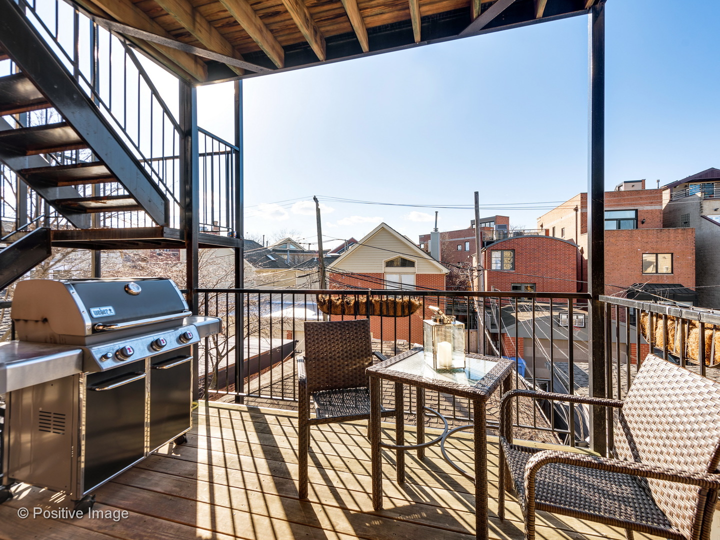 1908 North Sheffield Avenue, Unit 2 Chicago, IL 60614 - Photo 17 of 17 a view of a balcony with chairs