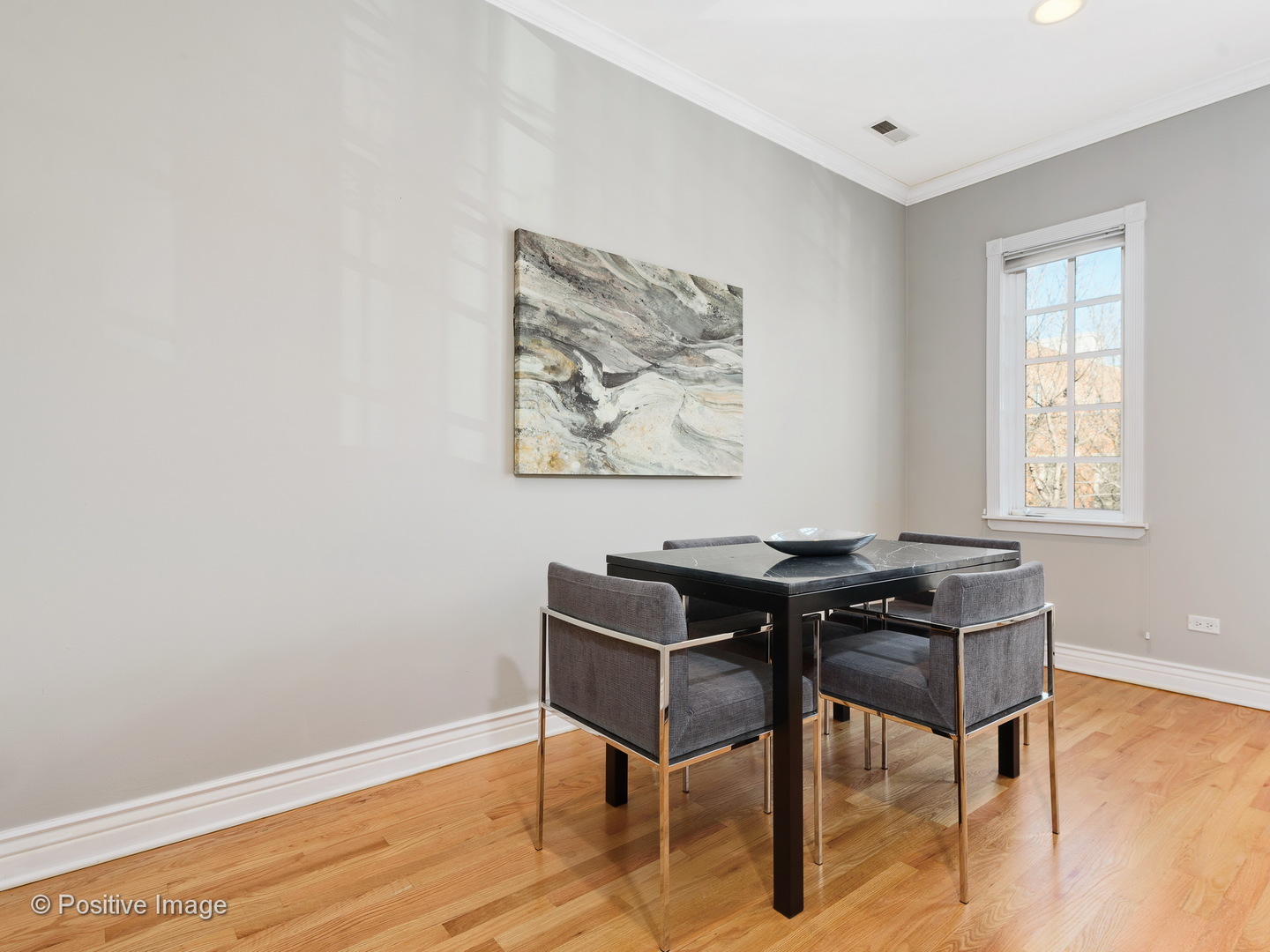 1908 North Sheffield Avenue, Unit 2 Chicago, IL 60614 - Photo 7 of 17 a view of a workspace with furniture and wooden floor