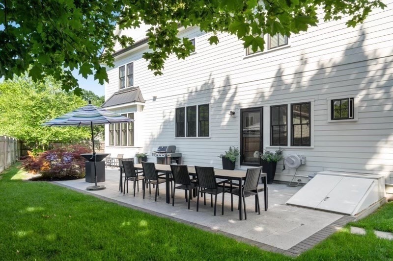 11 Fisher Avenue Wellesley, MA 02482 - Photo 35 of 35 a view of a house with a backyard and sitting area