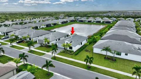 an aerial view of tennis court