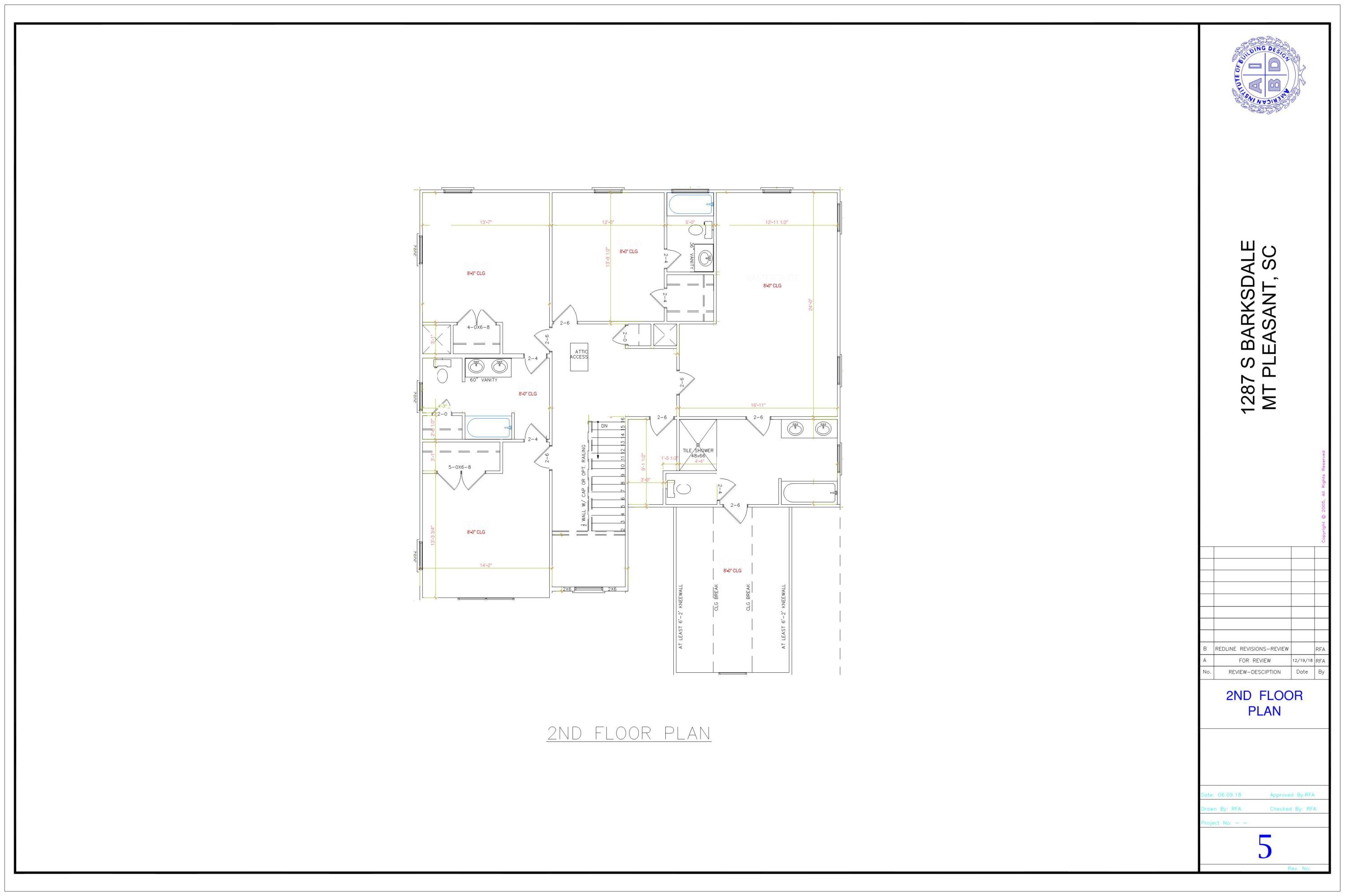 1287 South Barksdale Road Mount Pleasant, SC 29464 - Photo 49 of 49 Floor Plan Page 2