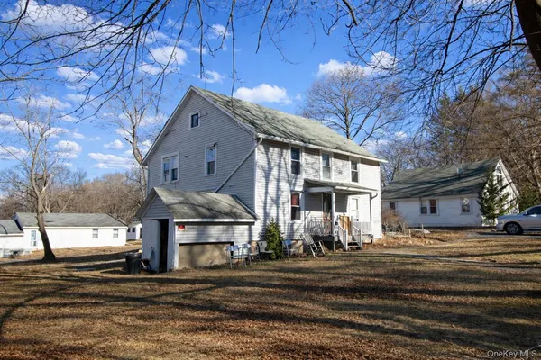 a front view of house