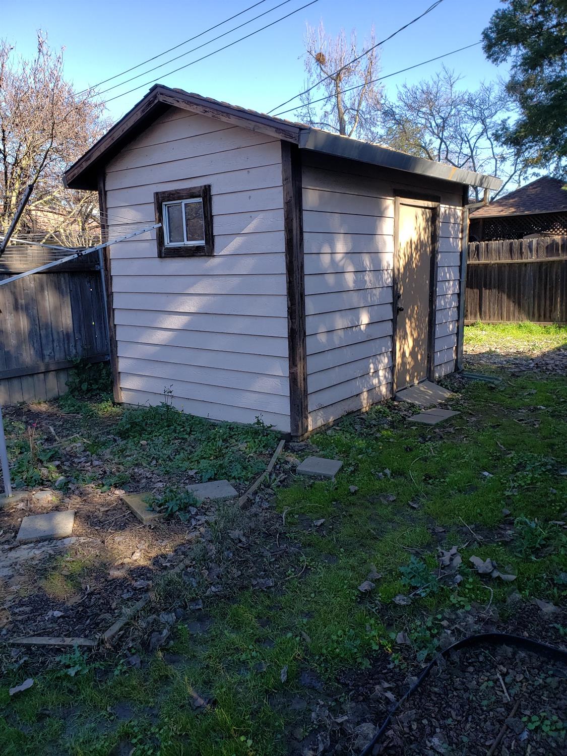 5516-5518 Engle Road Carmichael, CA 95608 - Photo 5 of 9 a view of a backyard with plants and large tree
