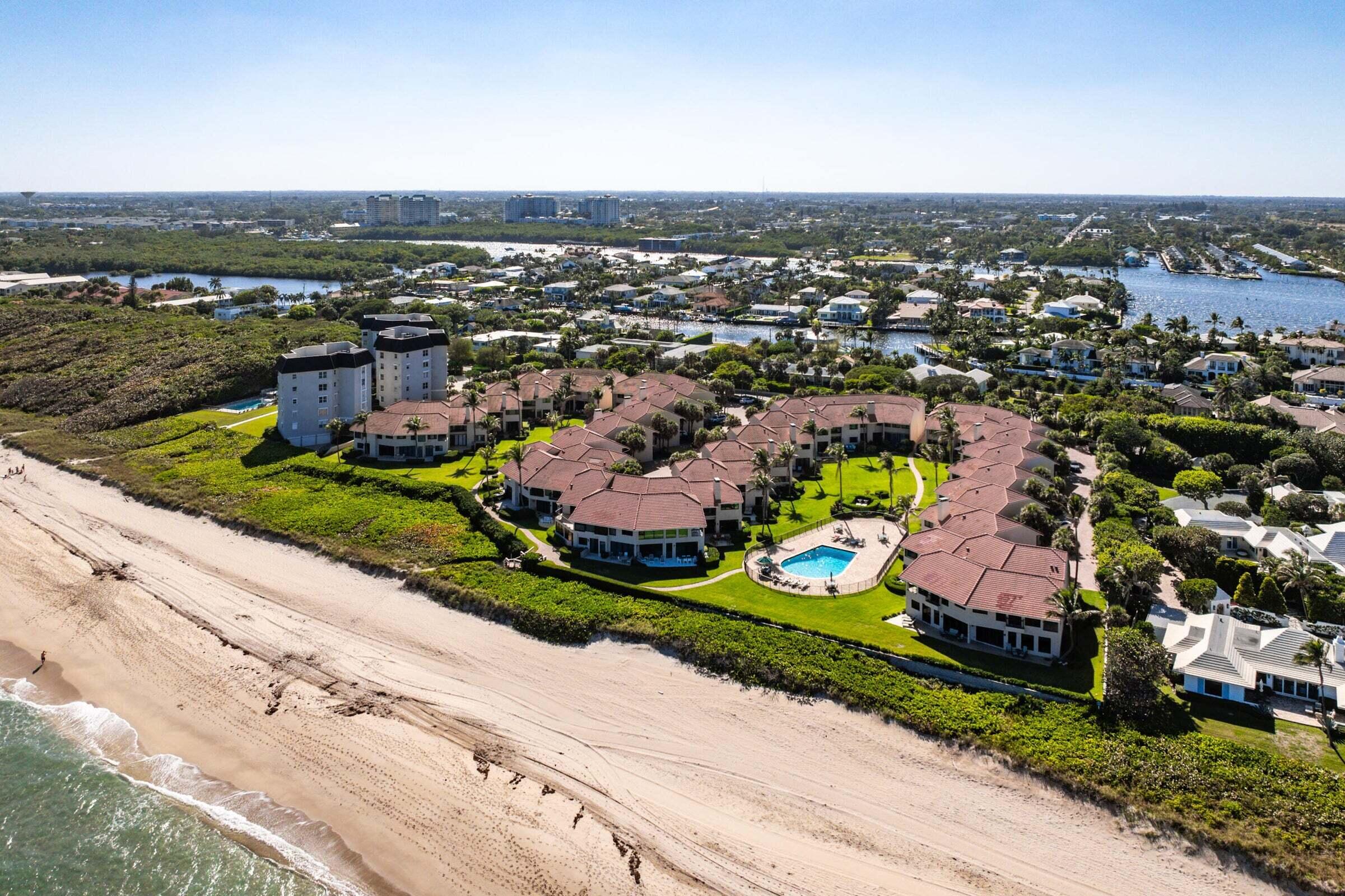 6711 North Ocean Boulevard, Unit 13 Ocean Ridge, FL 33435 - Photo 45 of 50 an aerial view of a city