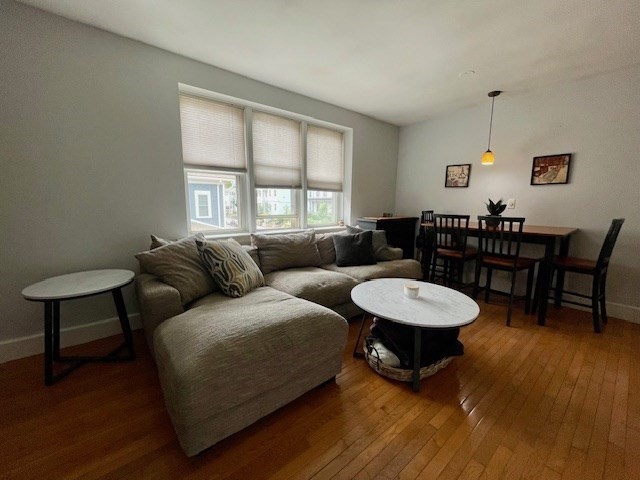 125 Farragut Road, Unit 46 Boston, MA 02127 - Photo 5 of 15 a living room with furniture and a large window
