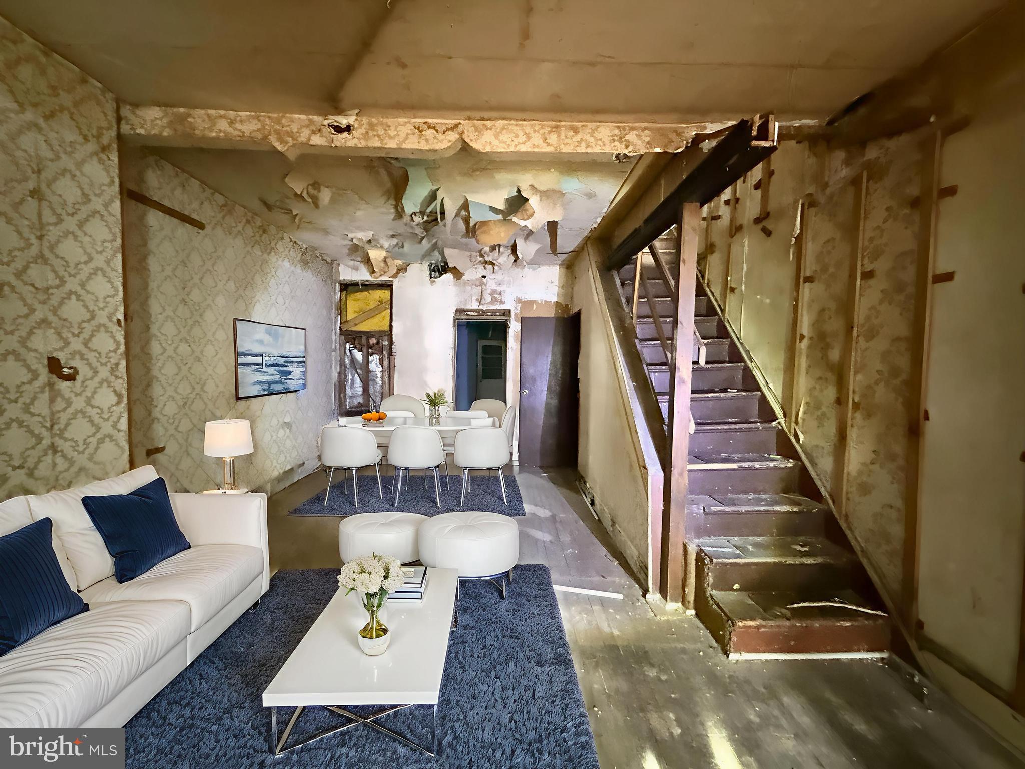 6327 Wheeler Street Philadelphia, PA 19142 - Photo 7 of 36 a living room with furniture and wooden floor