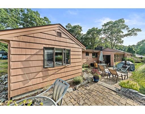 134 Summit Road Abington, MA 02351 - Photo 21 of 22 a view of backyard with outdoor seating and a potted plant