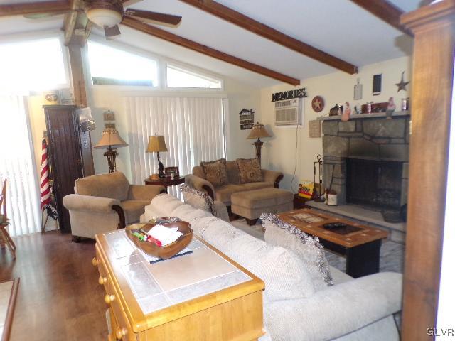 295 Lookout Point Road Canadensis, PA 18325 - Photo 20 of 41 Living room and dining area