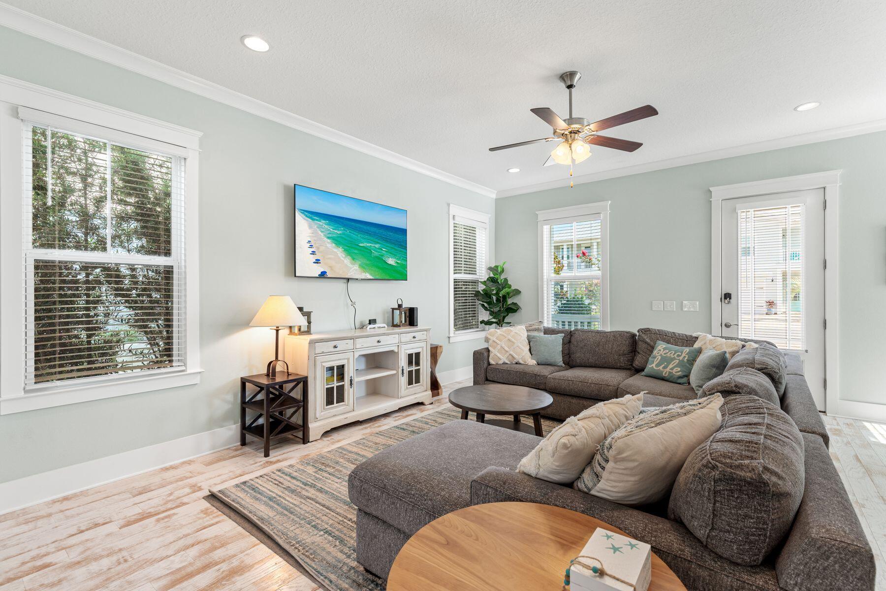 15 Cam Cove Inlet Beach Inlet Beach, FL 32461 - Photo 10 of 35 a living room with furniture and a large window