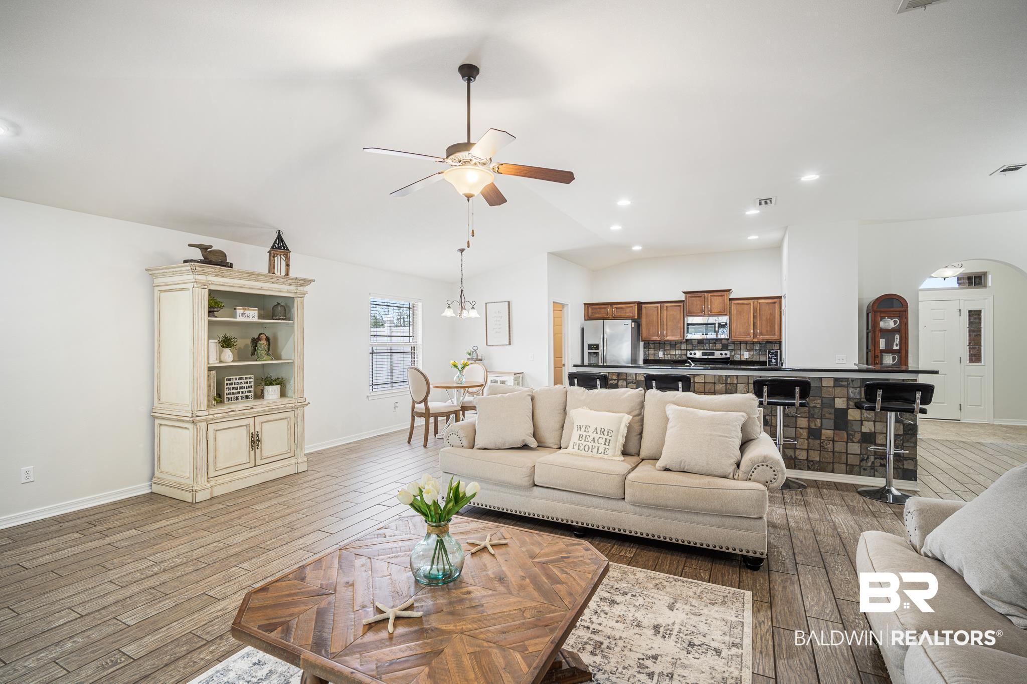 145 Meadow Run Loop West Foley, AL 36535 - Photo 7 of 32 LR to Kitchen