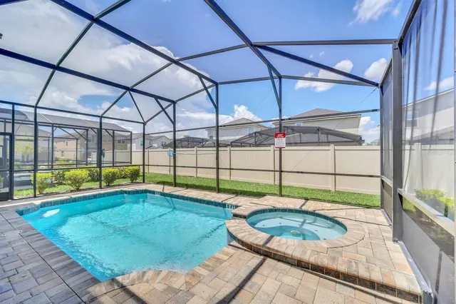 a view of a indoor swimming pool