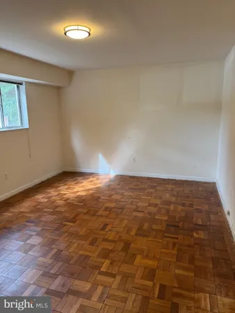 a view of small space with racks on the wall