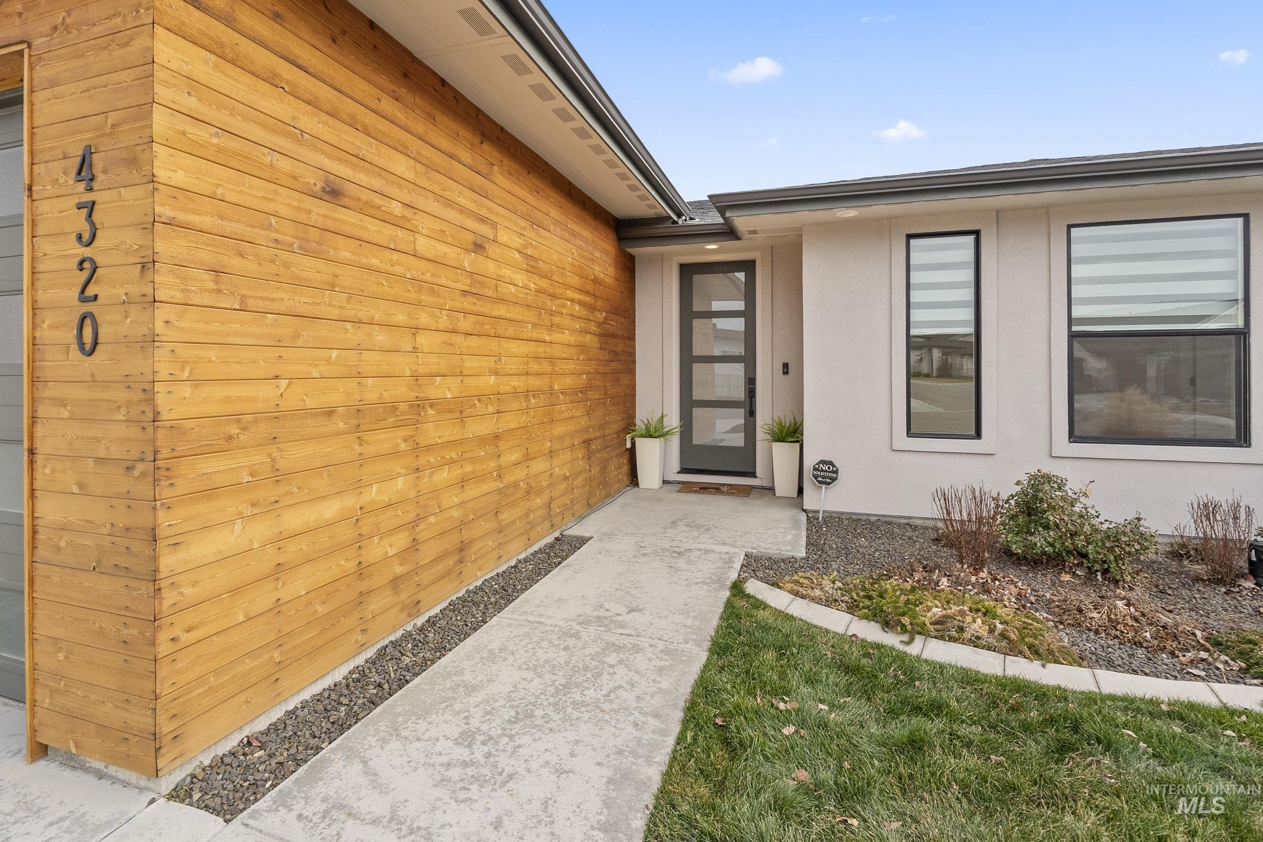 4320 South Selatir Way Meridian, ID 83642 - Photo 4 of 44 Entrance to property featuring a garage
