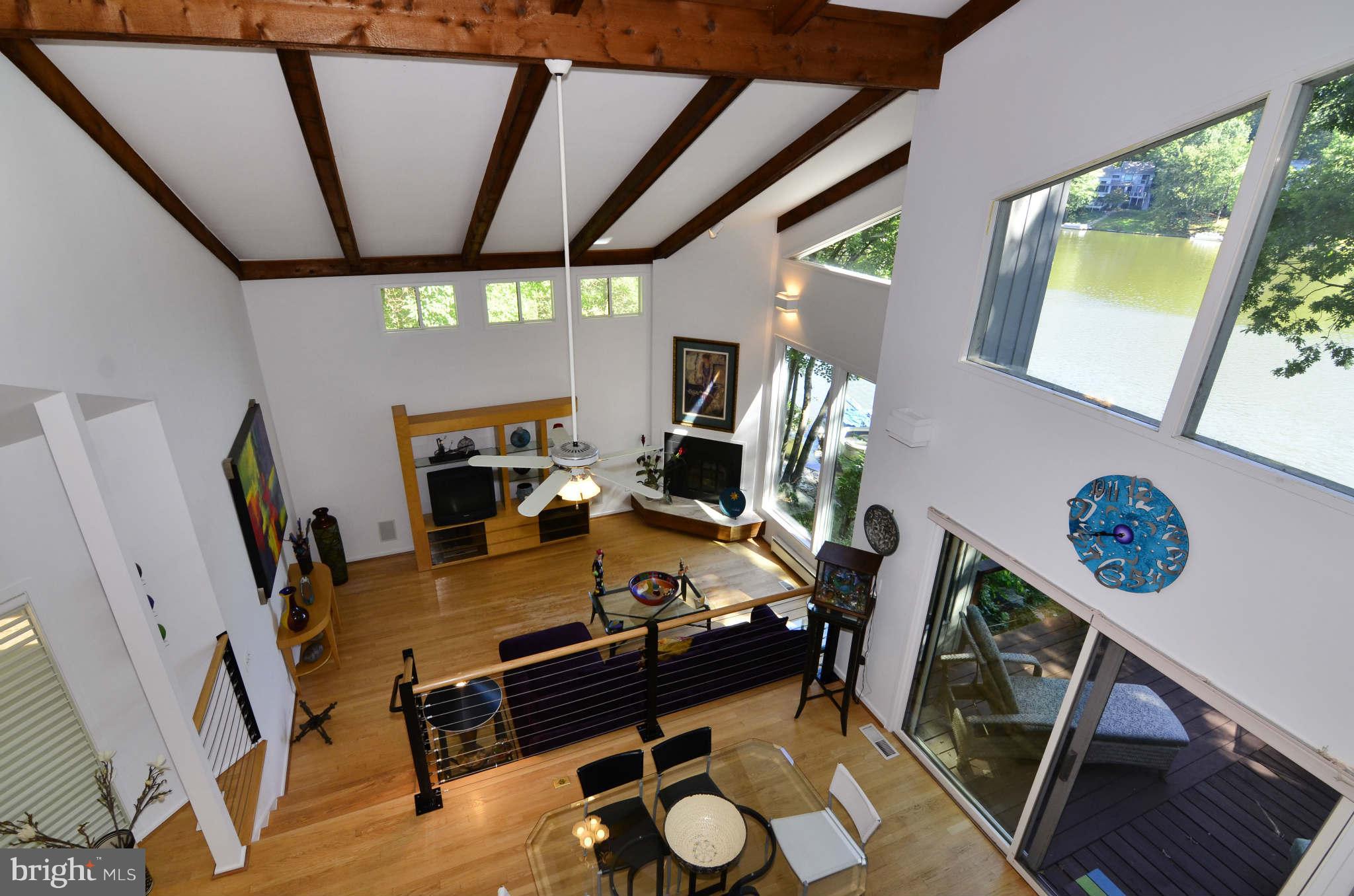 2205 Burgee Court Reston, VA 20191 - Photo 11 of 30 A view from the upper landing of the main level.
