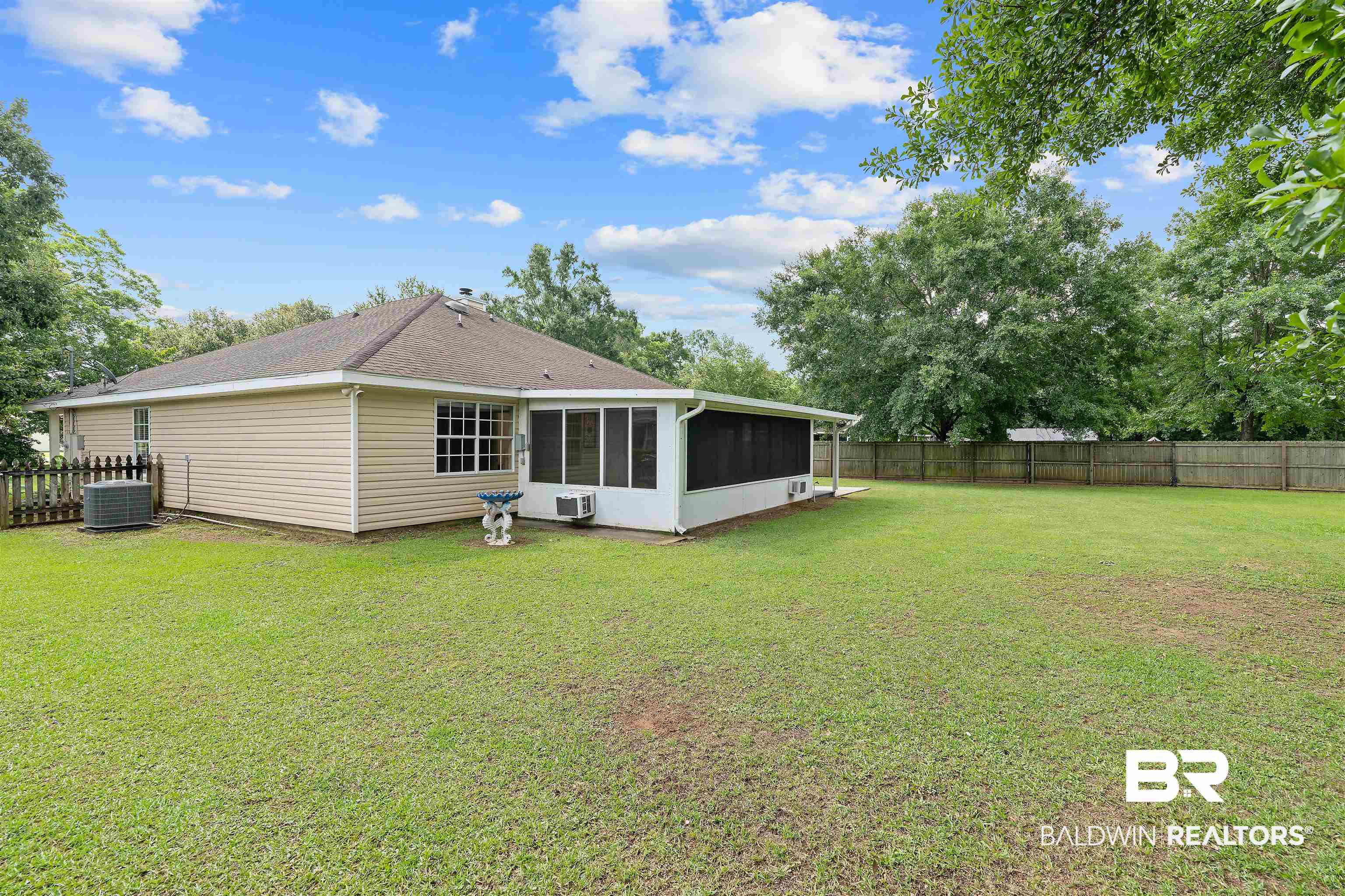 25779 Austin Road Daphne, AL 36526 - Photo 10 of 30 Back of house with a sunroom and central AC unit