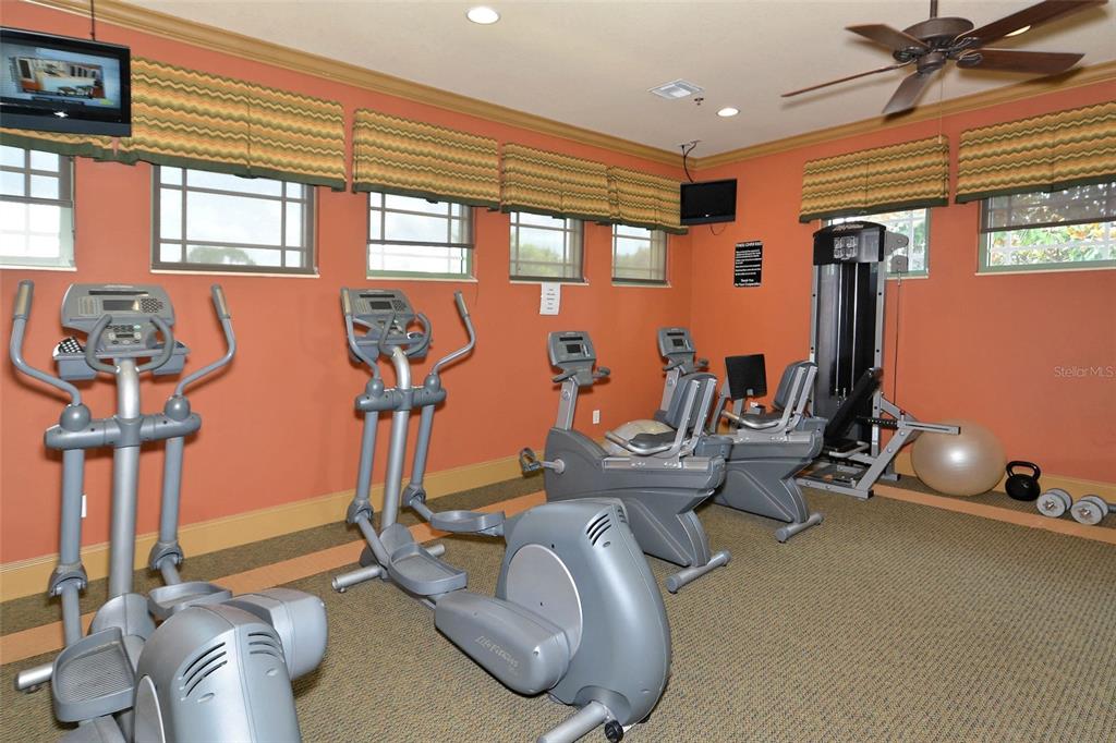 11567 84th St Circle East, Unit 105 Parrish, FL 34219 - Photo 7 of 18 a room with gym equipment and windows