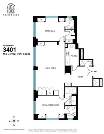 $38,800 | 160 Central Park South, Unit 3401 | Central Park South