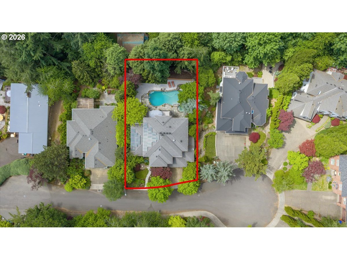 12431 Southwest 55th Place Portland, OR 97219 - Photo 36 of 40 an aerial view of a house