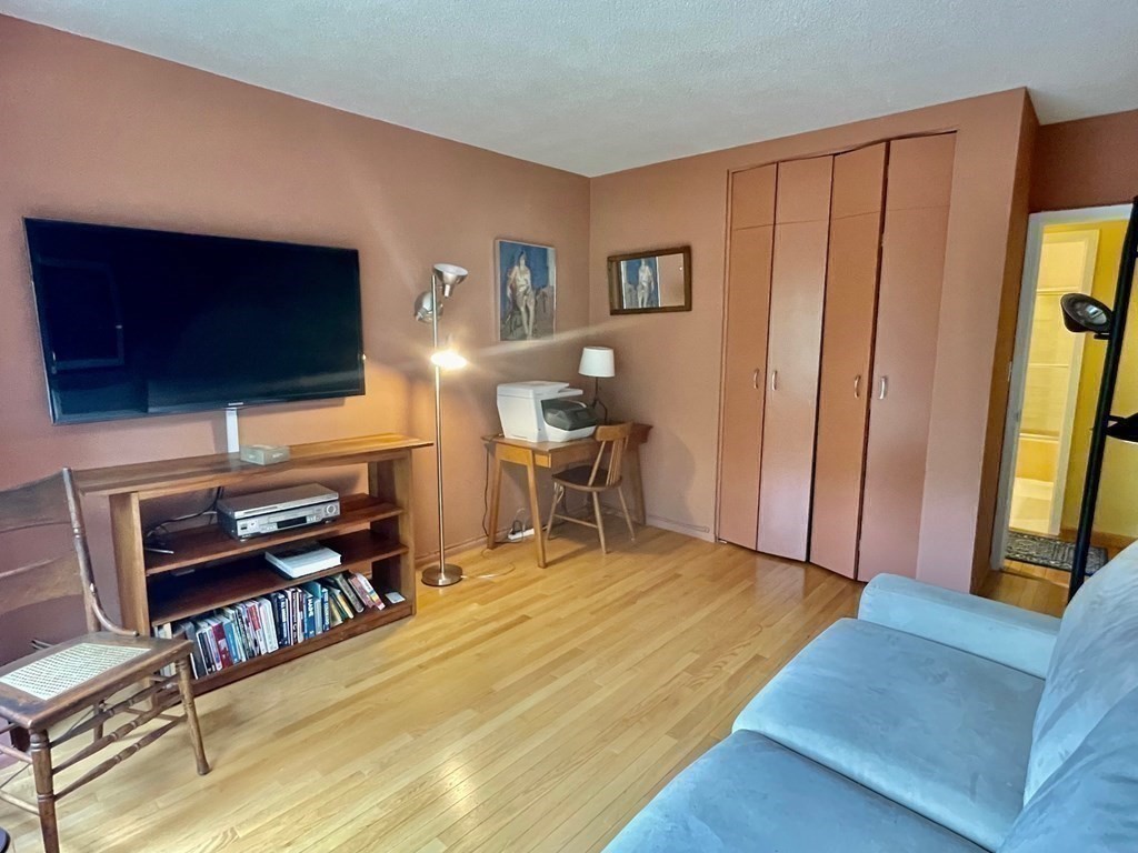 22 Chestnut Place, Unit 316 Brookline, MA 02445 - Photo 11 of 19 a living room with furniture and a flat screen tv