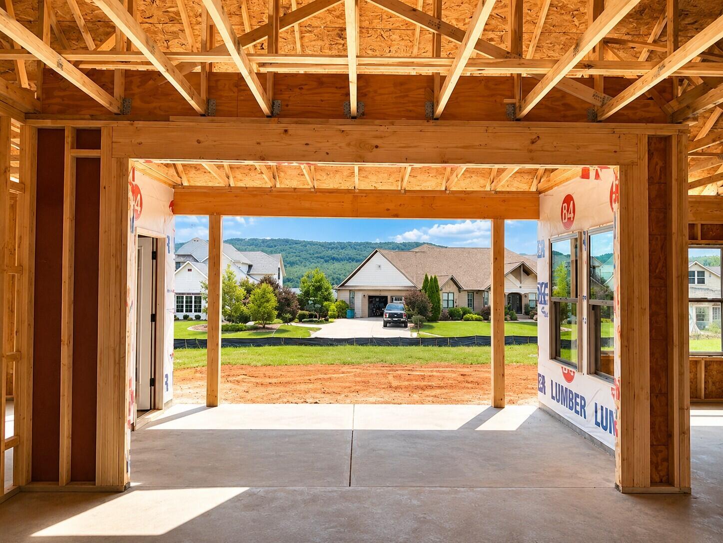 210 Portside Way, Unit 43 Jasper, TN 37347 - Photo 5 of 26 Huge future sliding glass opening onto c