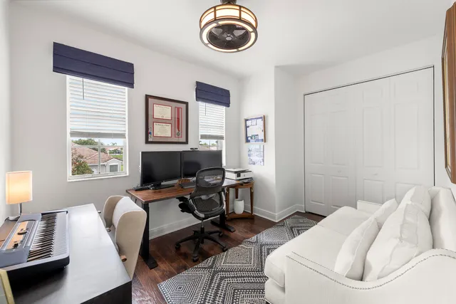 a view of gym equipment and children play room