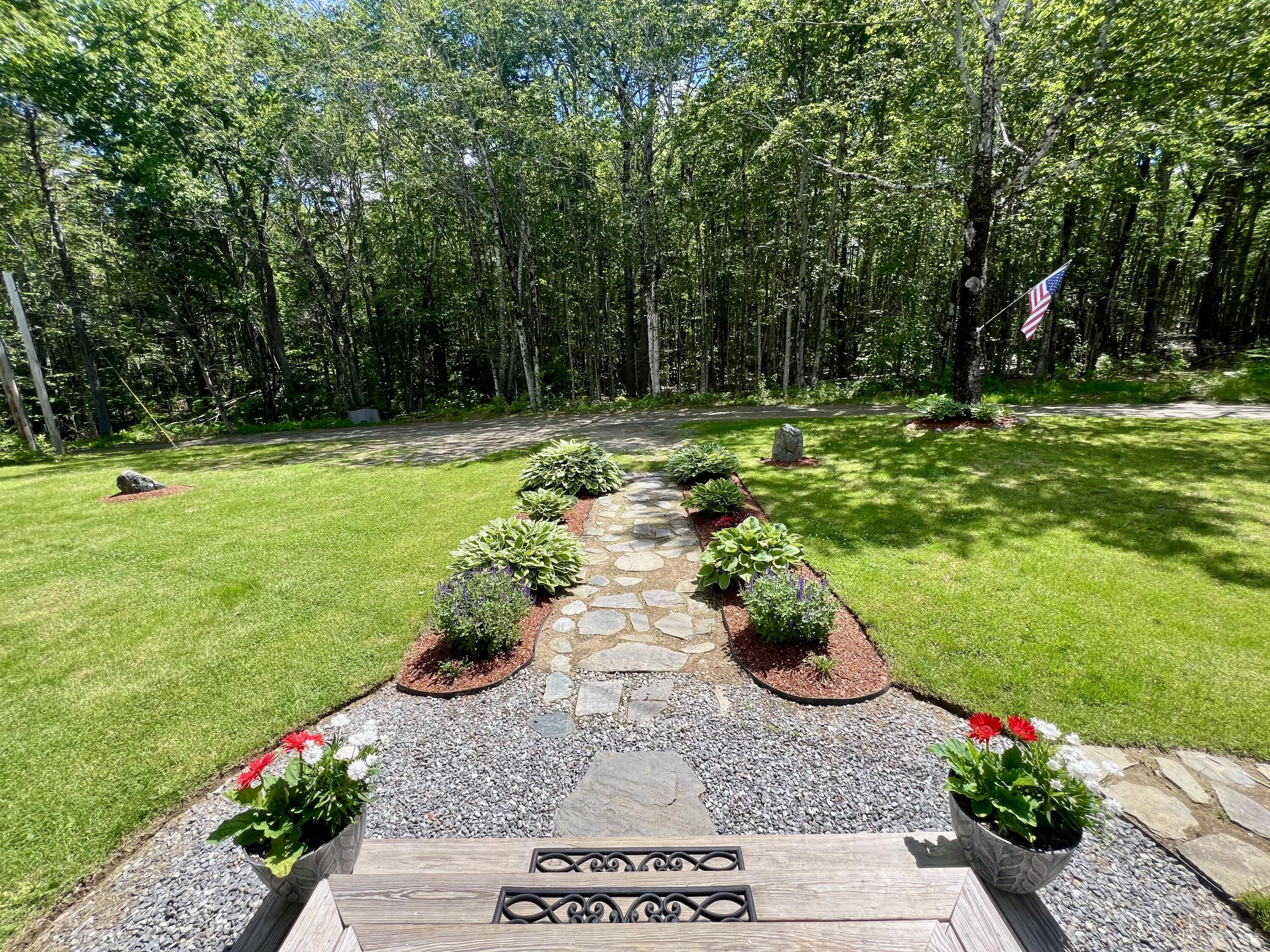 105 Perry Greene Hill Road Waldoboro, ME 04572 - Photo 38 of 61 Front of the house walkway