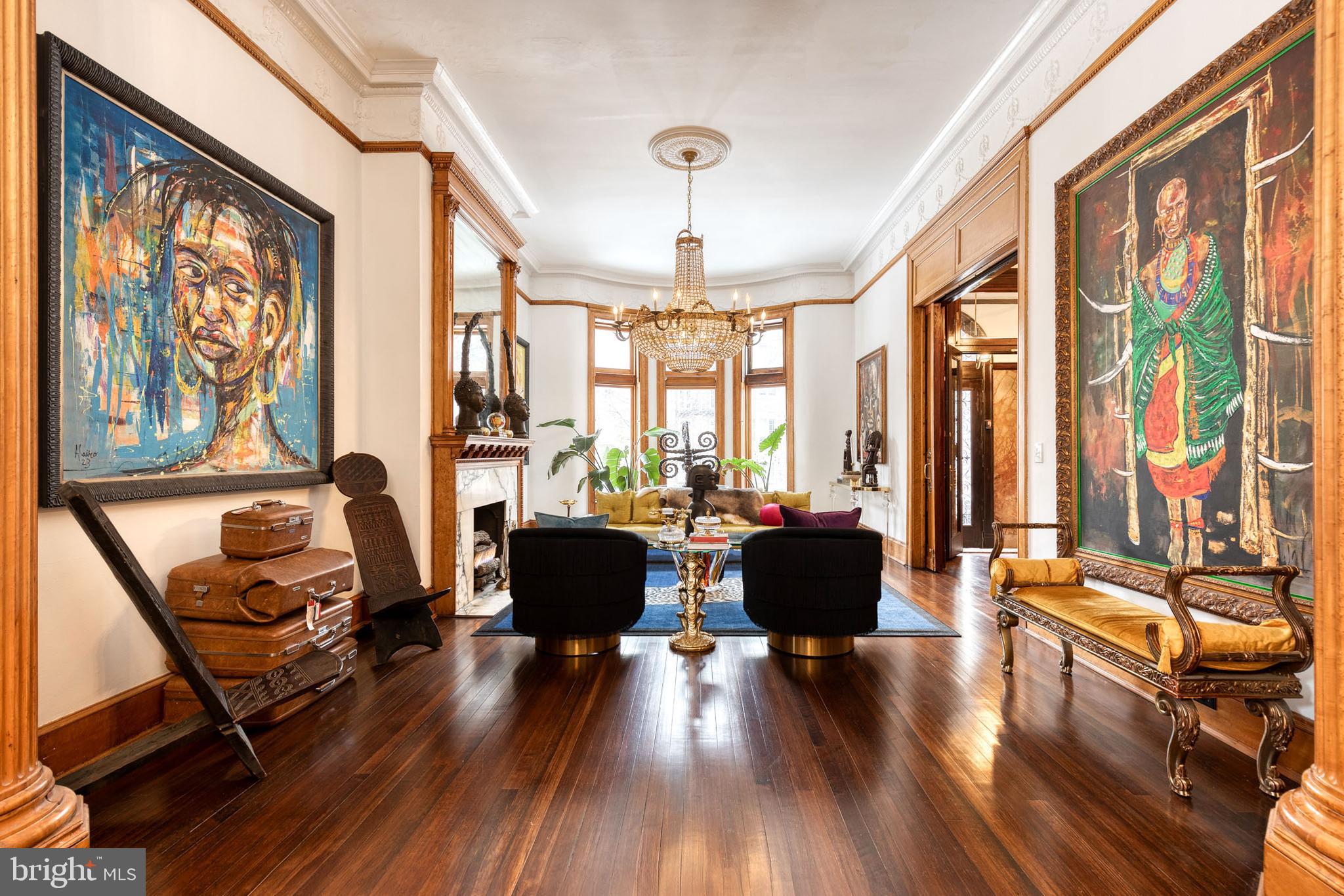 2452 Eutaw Place Baltimore, MD 21217 - Photo 9 of 75 a living room with furniture and a large window