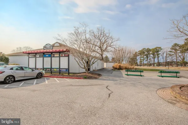 a view of a lake with houses