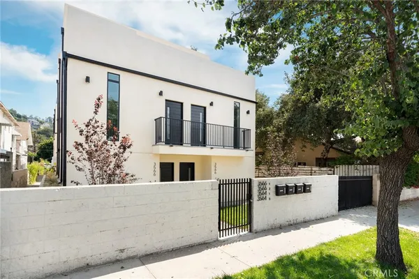 a view of residential house with outdoor space