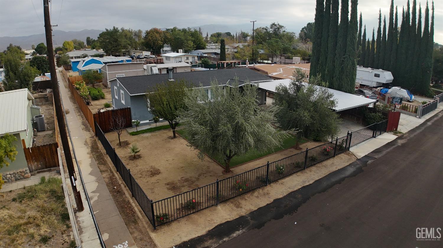 Undisclosed Address New Cuyama, CA 93254 - Photo 14 of 45 a terrace with outdoor seating and city view